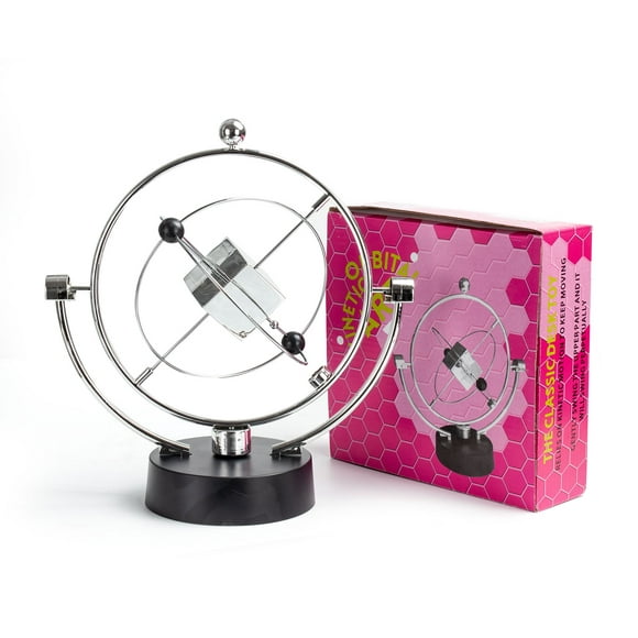 Kinetic Orbital Gadget giratorio Perpetual Motion Desk Art Toy Decorac 